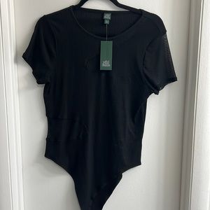 Mesh cut out bodysuit